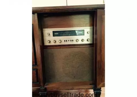 1969 vintage Fisher 500-c stereo cabinet