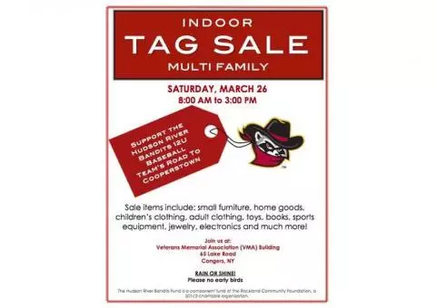 Indoor Tag Sale - Multi-Family